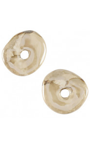 DQ Greek Ceramic bead donut – Greige